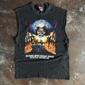 Y2K Fear No Evil Bike Rally Cutoff Tee (L)