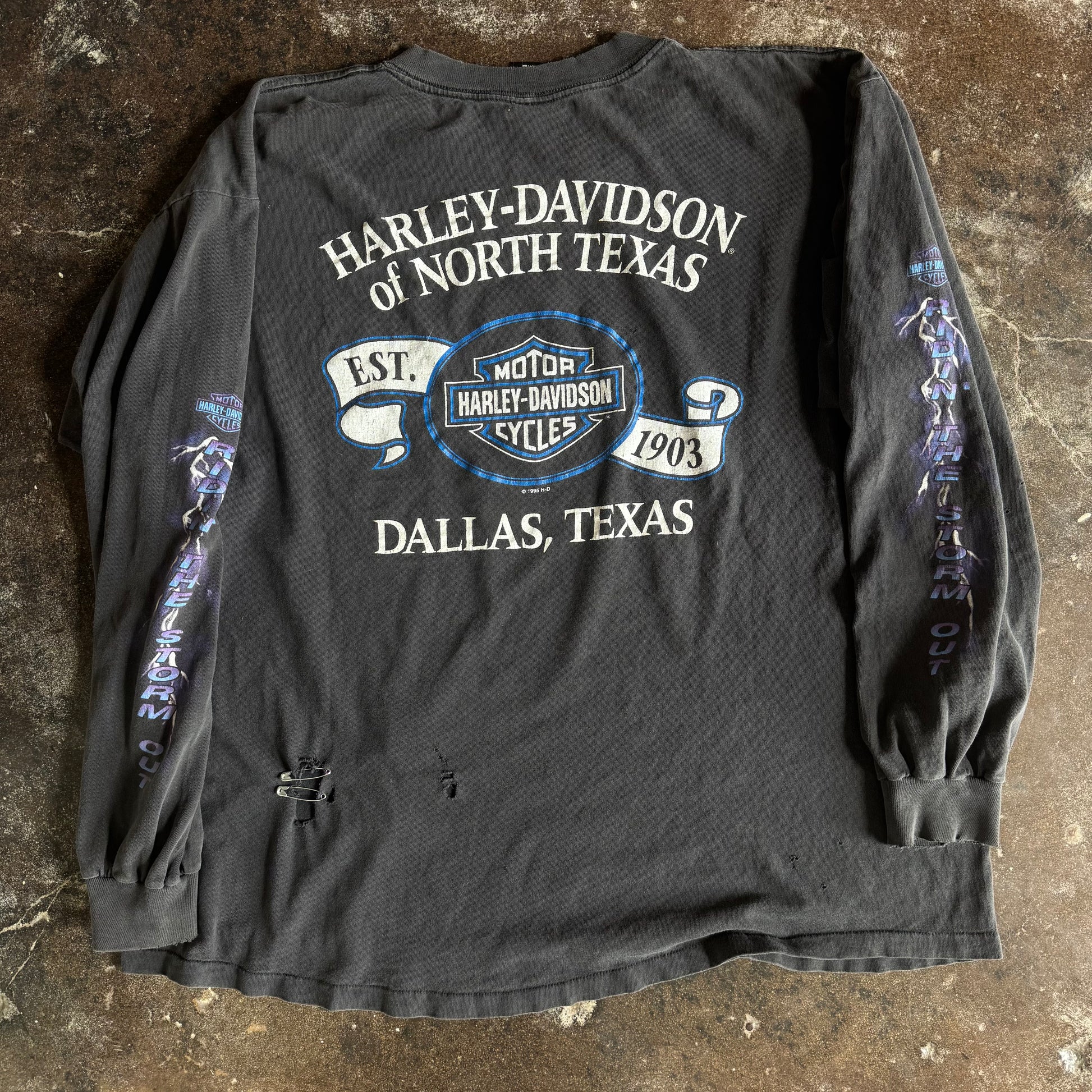 90’s Harley Chrome Pegasus Lightning Longsleeve (XL/XXL)