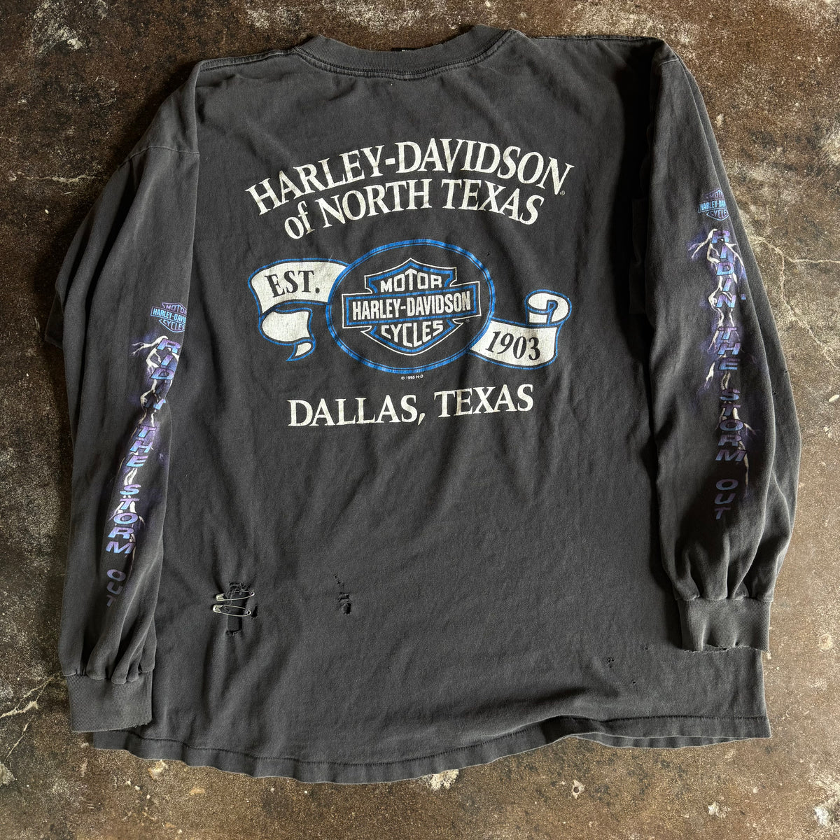 90’s Harley Chrome Pegasus Lightning Longsleeve (XL/XXL)