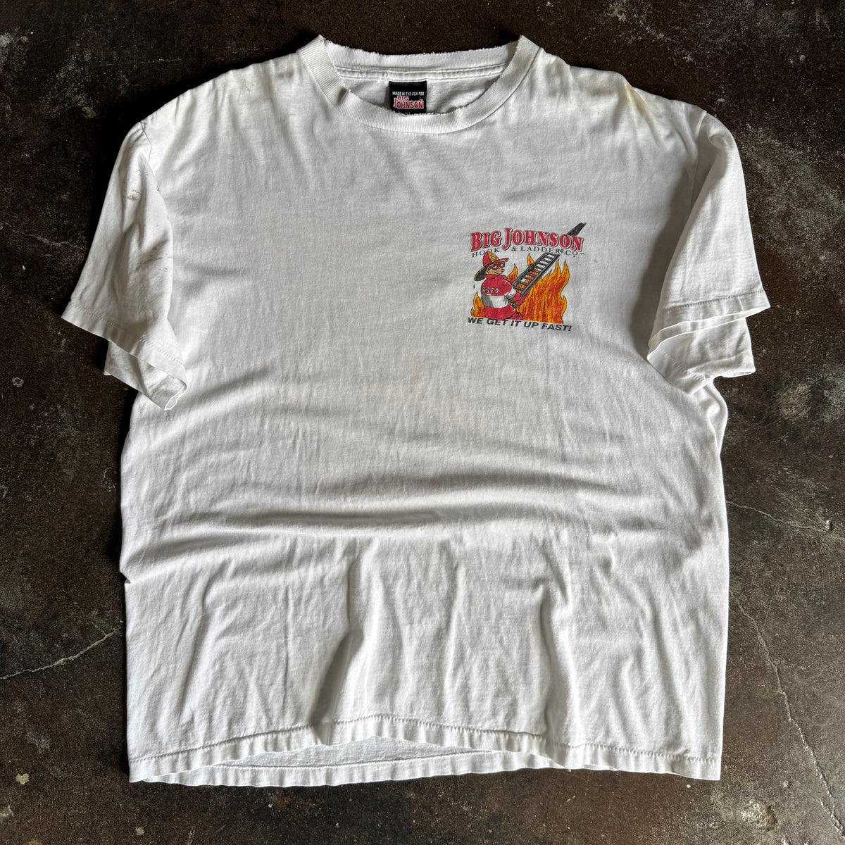 90’s Big Johnson Firefighter Tee (XL)