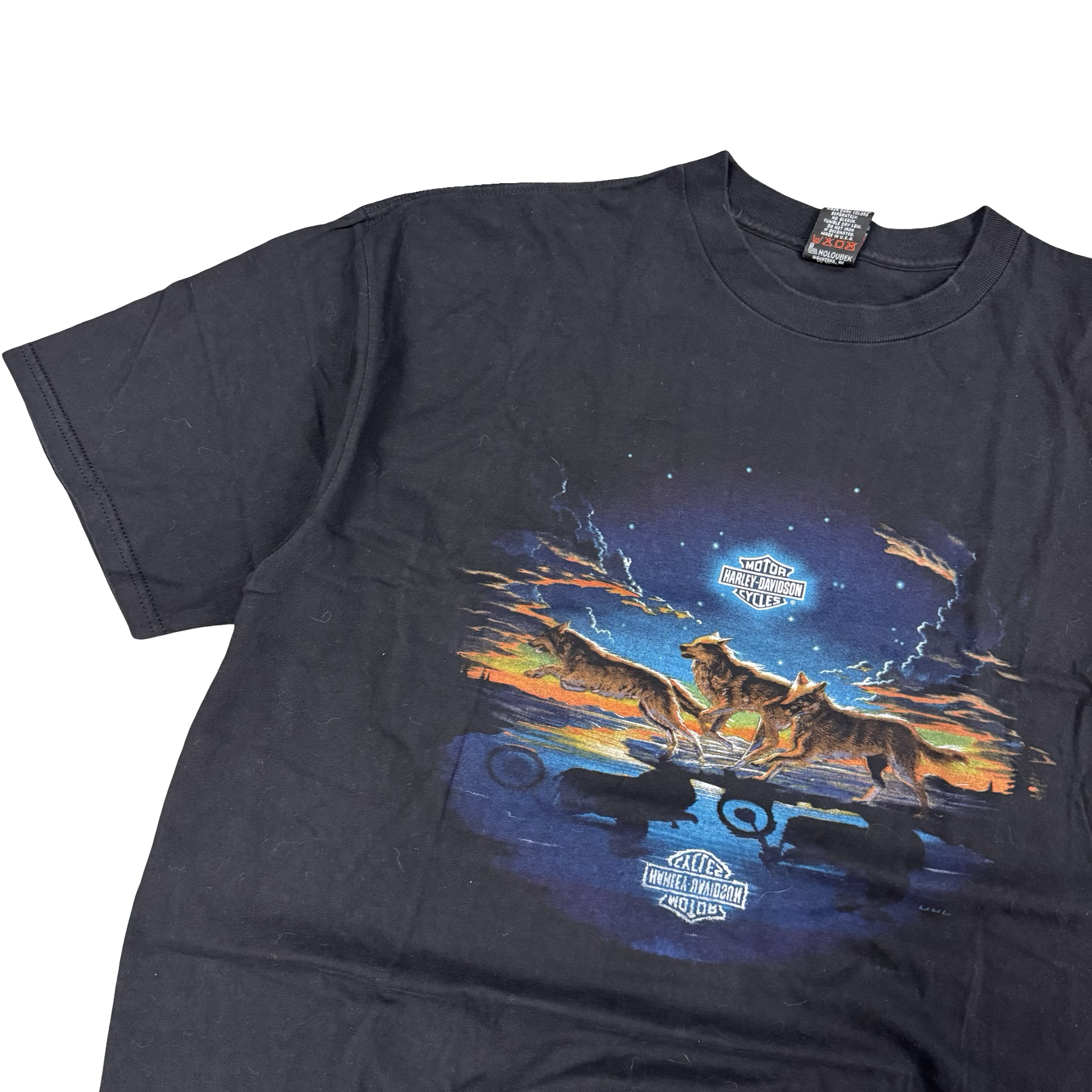 90’s Harley Wolf Nature Reflection Tee Size XXL