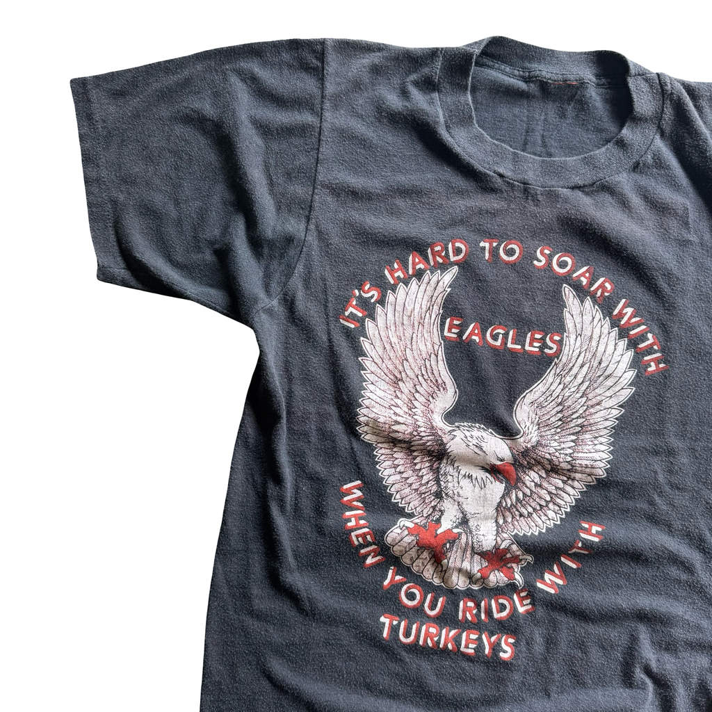 80’s Harley “When You Ride With Turkeys” Tee Size M