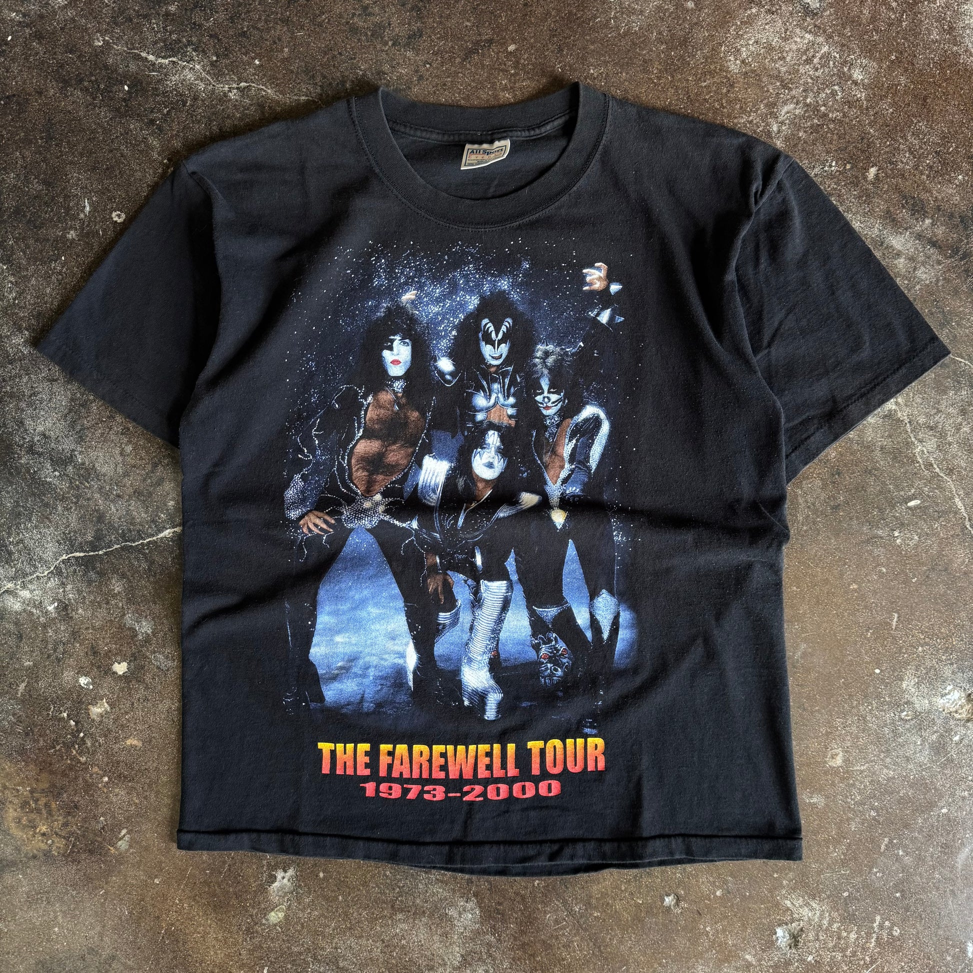 90’s Kiss Farewell Tour Conquer The World Band Tee (L)