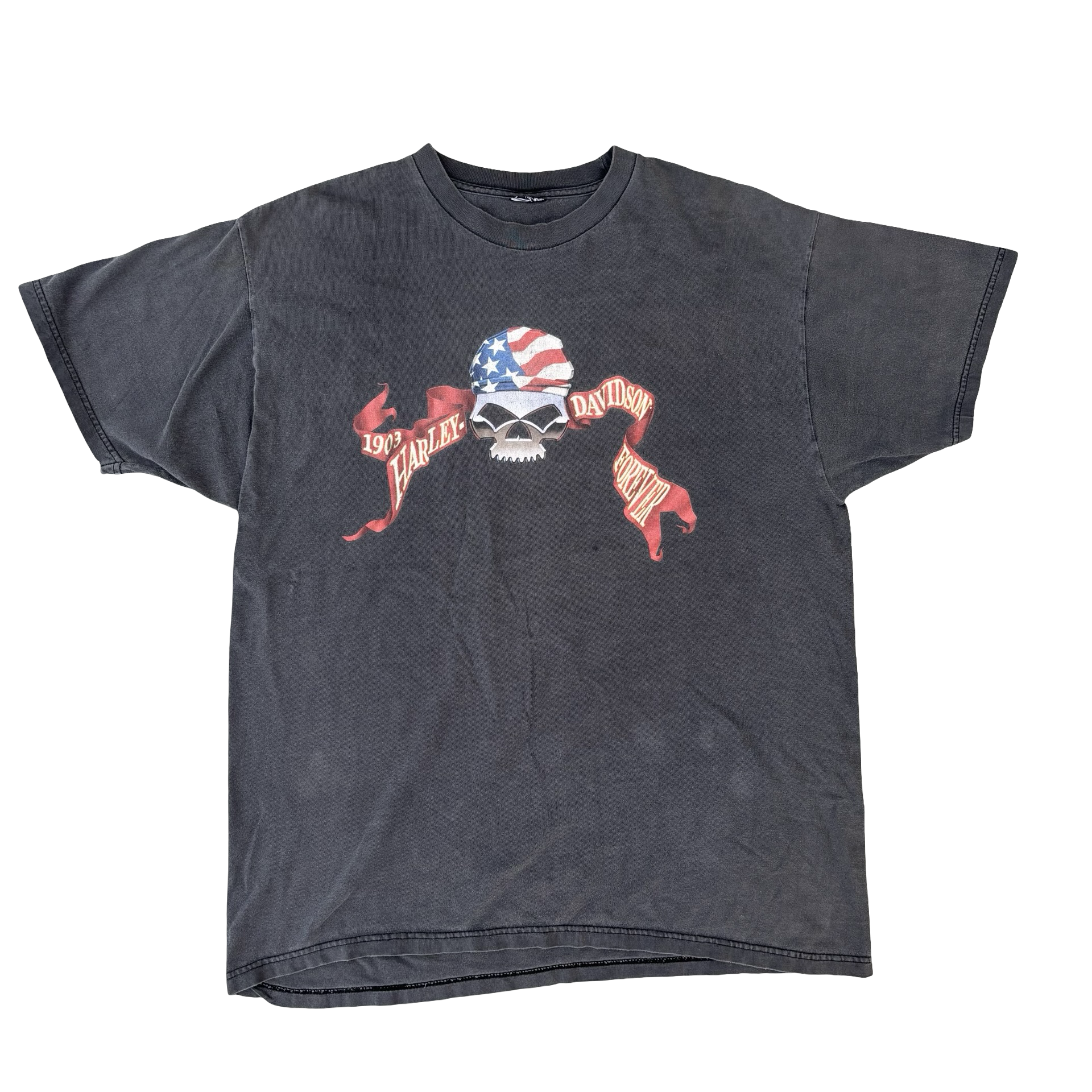 90’s Harley Bandana Sun Faded Tee Size XL