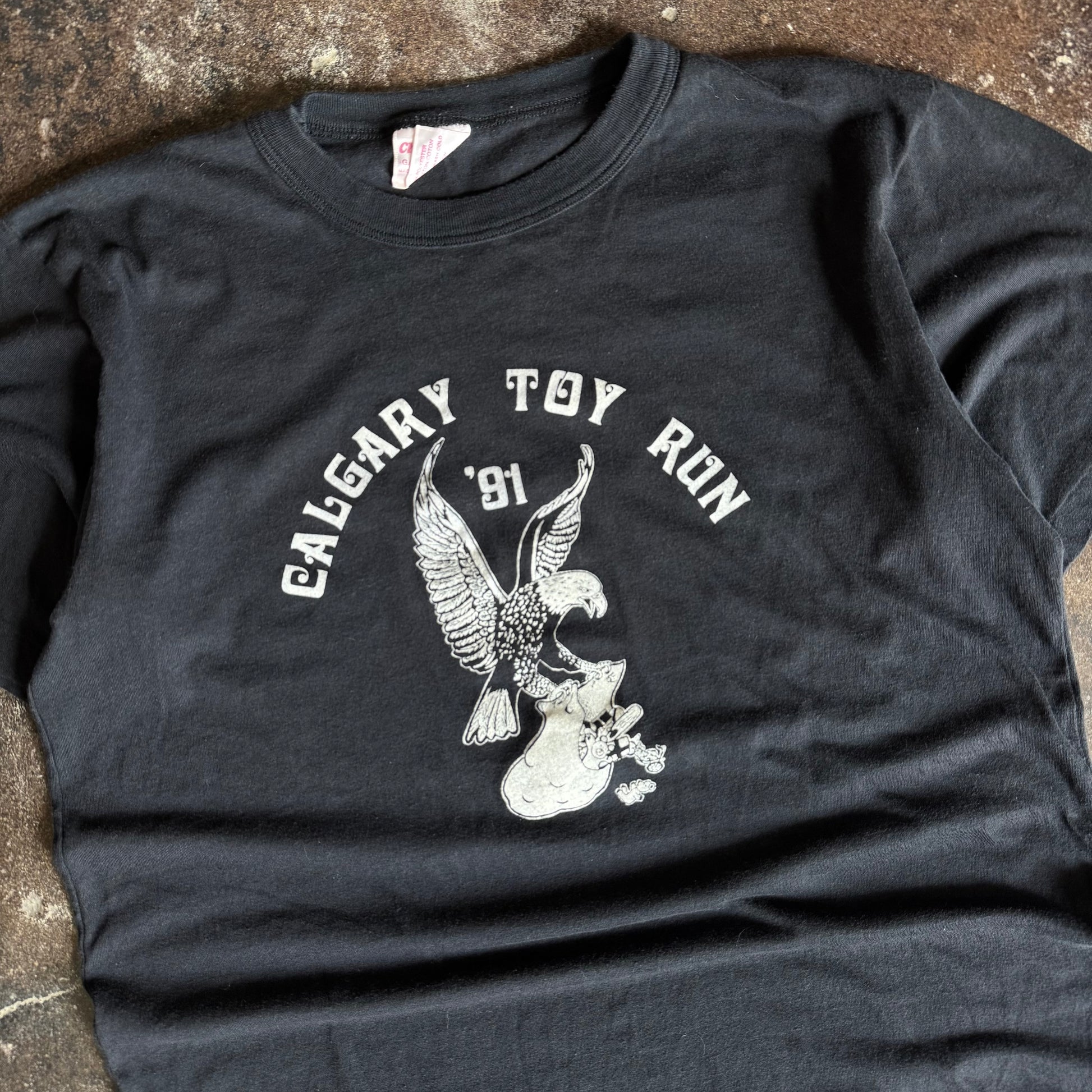 90’s Calgary Toy Run Harley Tee (L)