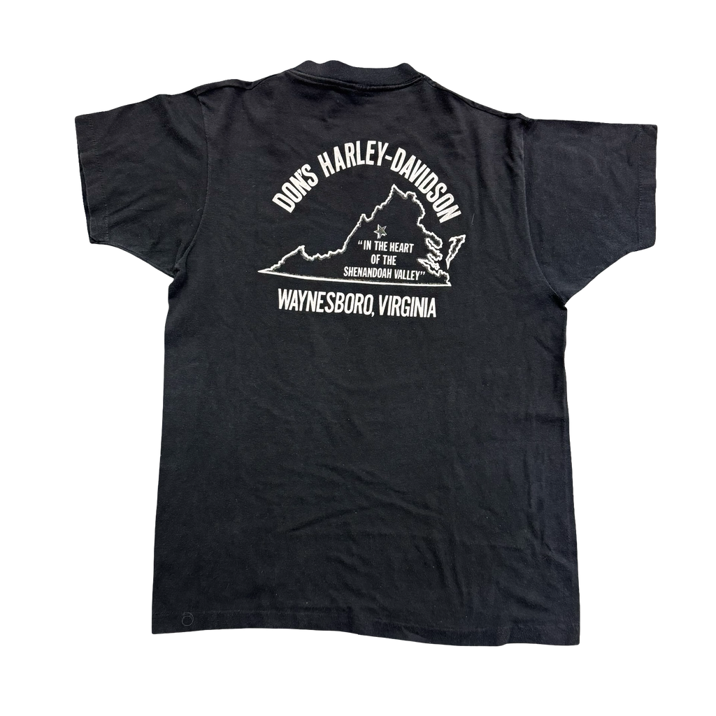 80’s Harley’s & Good Whiskey 3D Emblem Tee Size XL