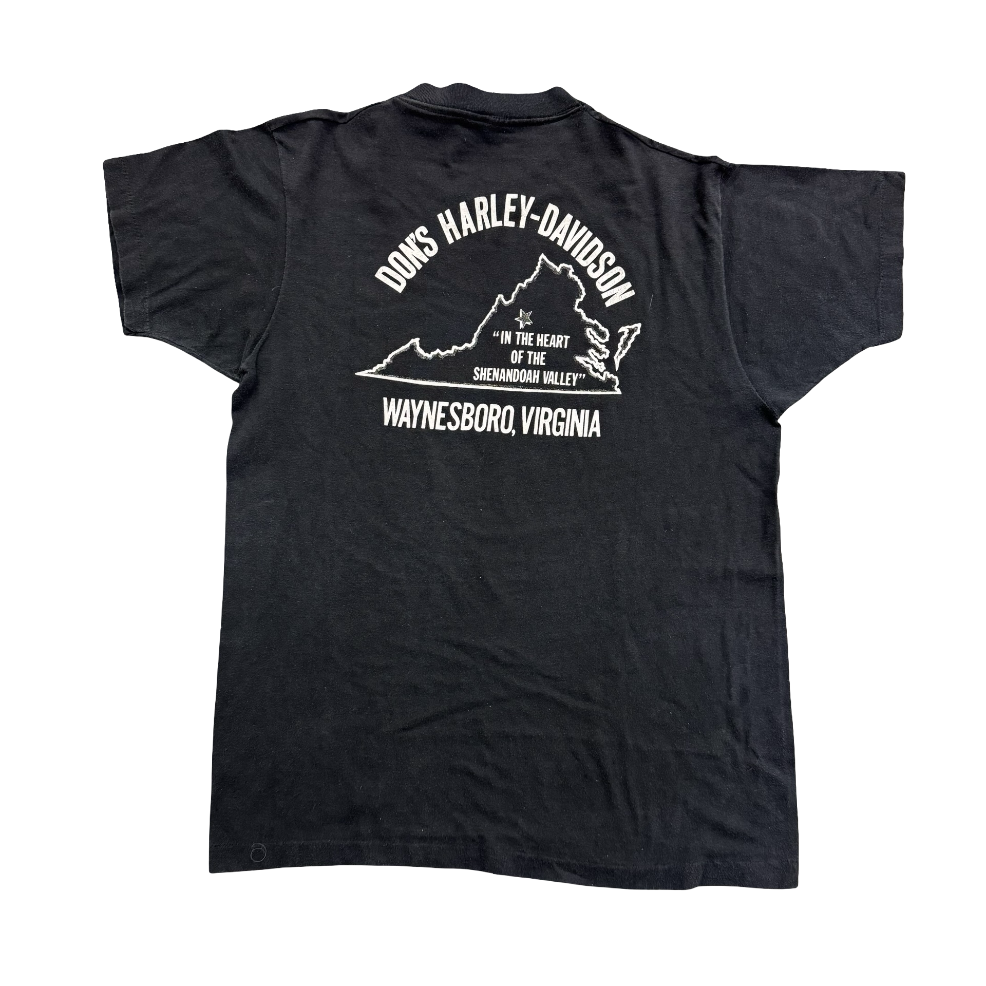80’s Harley’s & Good Whiskey 3D Emblem Tee Size XL