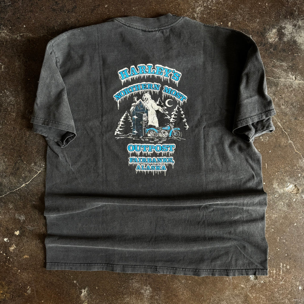 90’s Harley Wild Spirit Sun Faded Alaska Tee (XL)