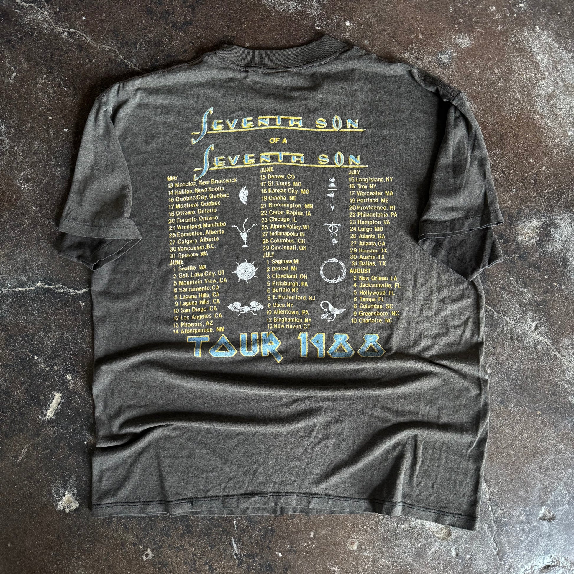 80’s Iron Maiden Play With Madness Band Tour Tee (XL)
