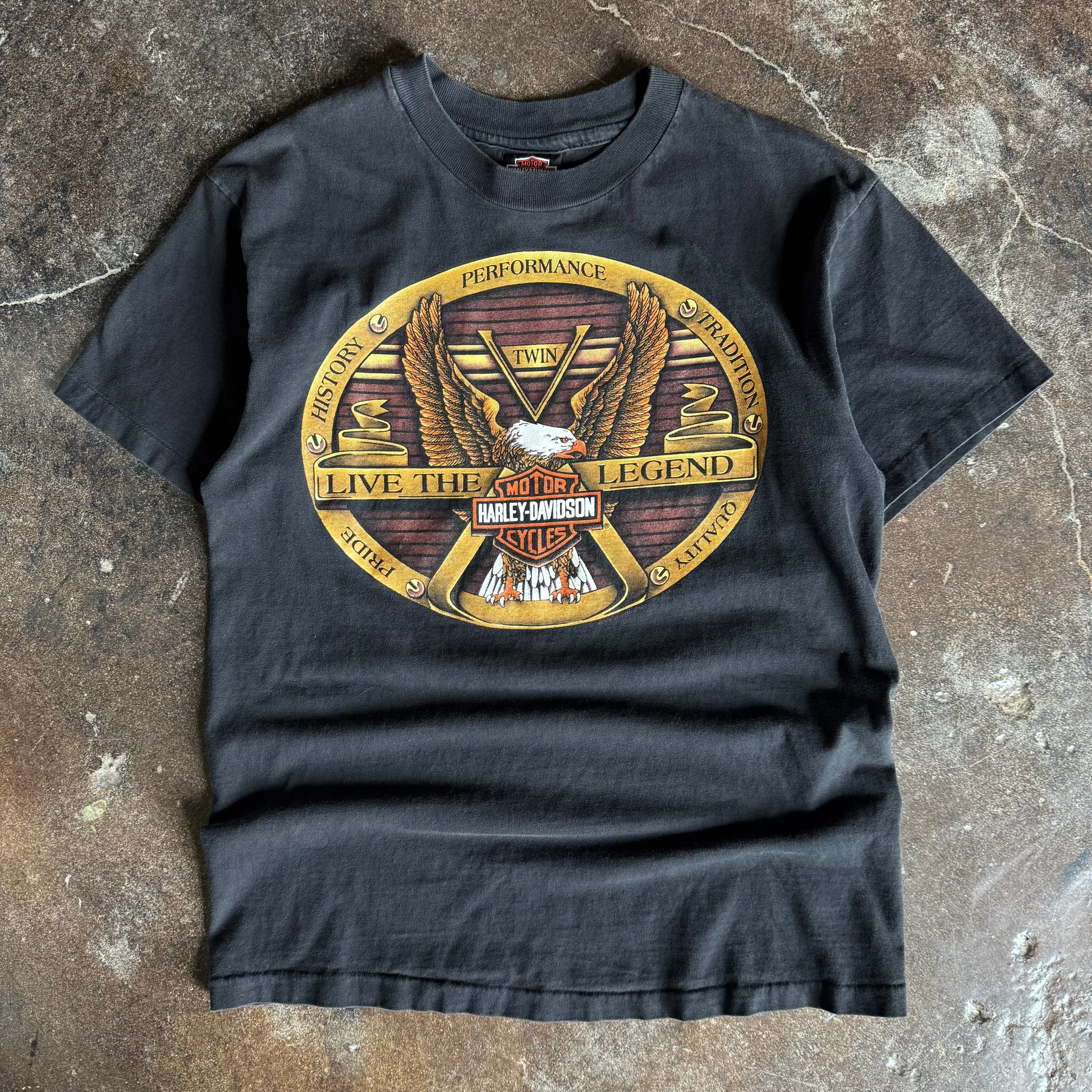 90’s Harley “Live the Legend” Eagle Cali Tee (M)