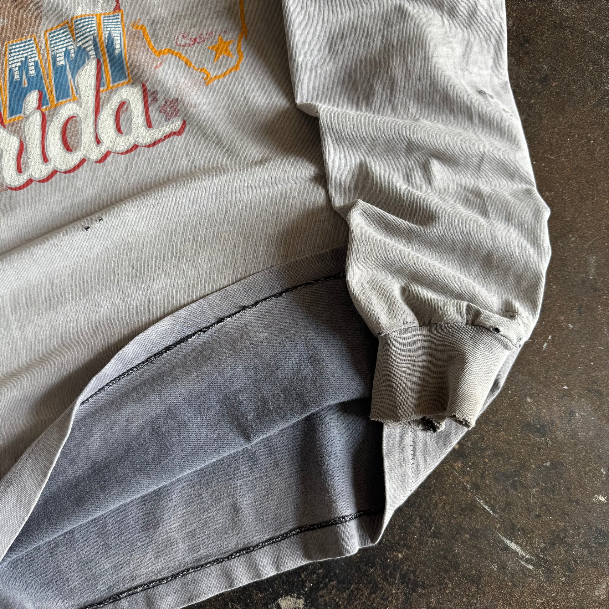 80’s Harley Flame Ball Sun Faded Longsleeve (XL)