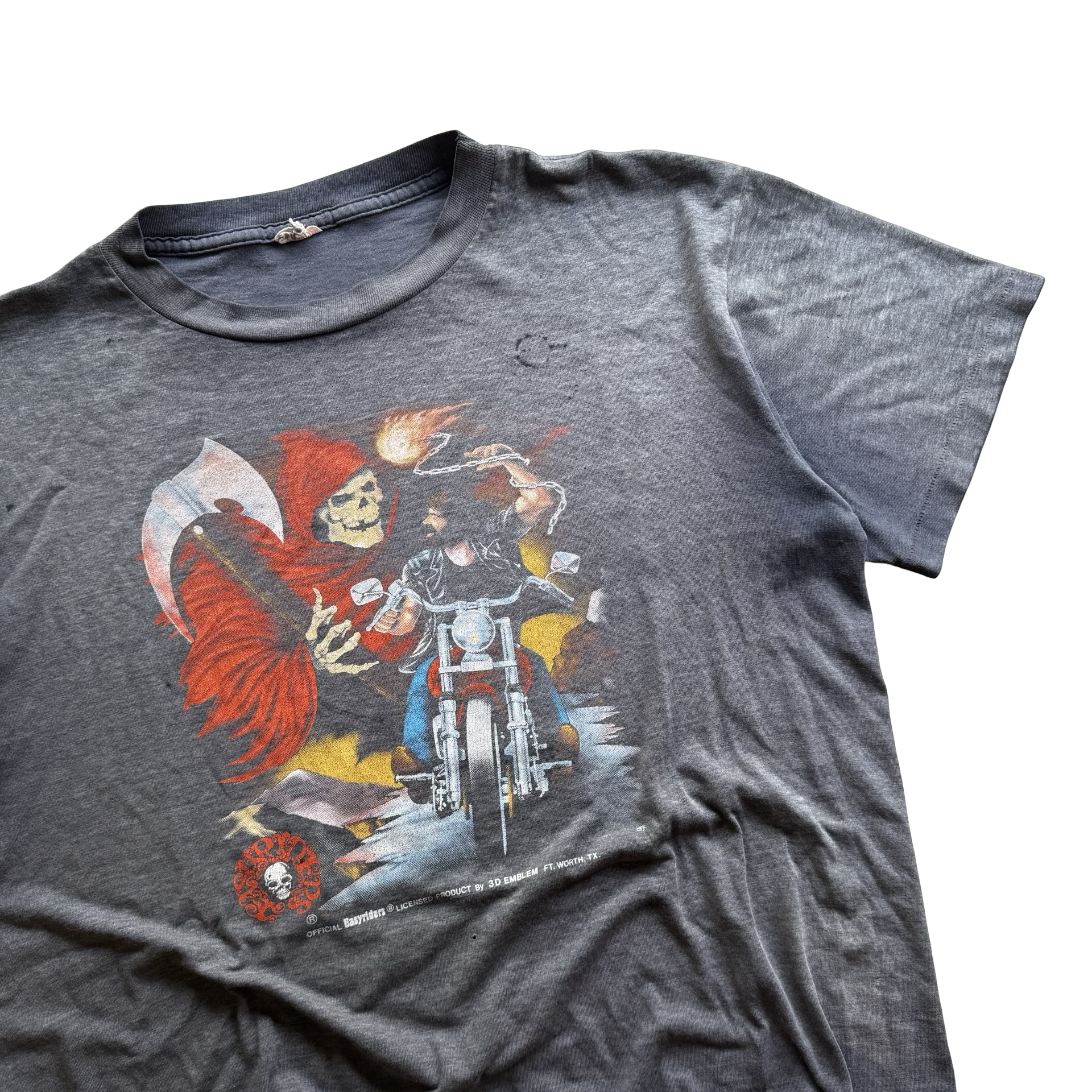 80’s Easyriders 3D Emblem Reaper Tee Size XL