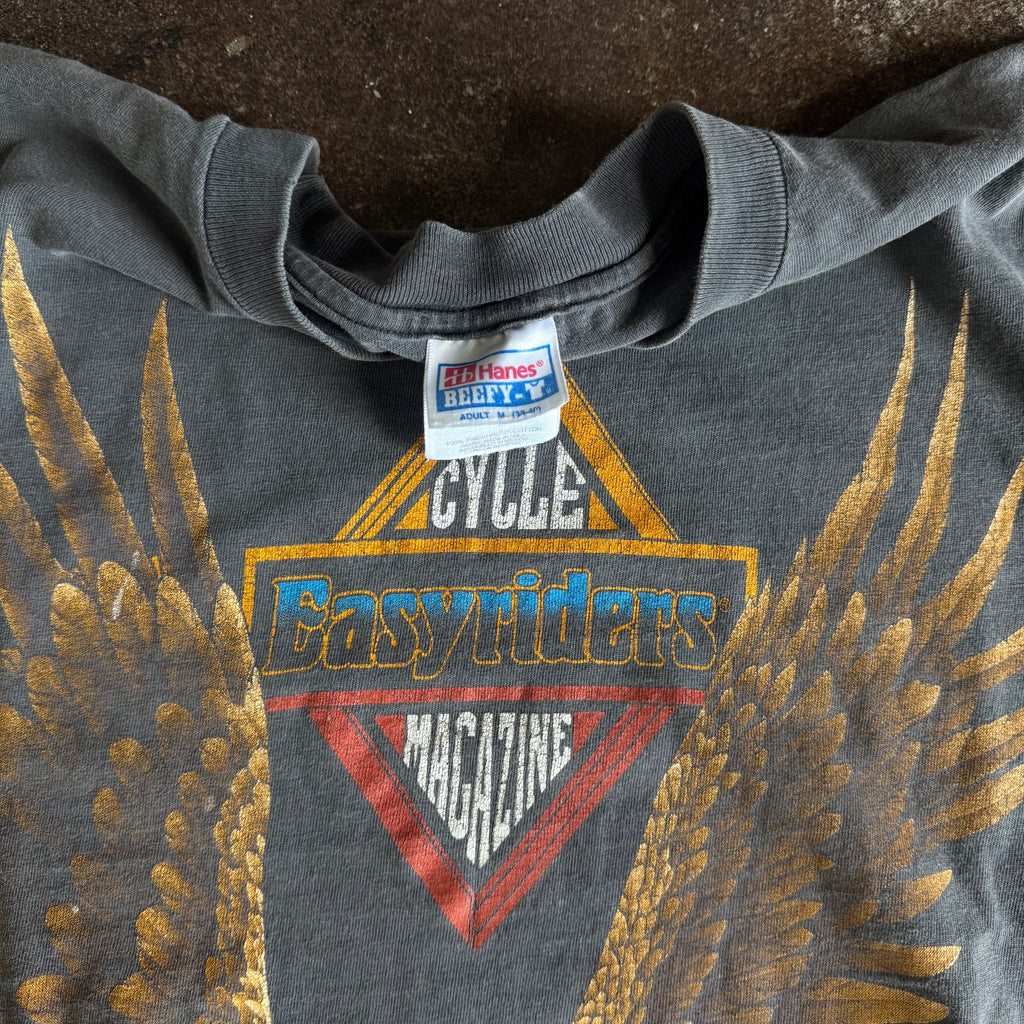 90’s Easyriders Magazine Eagle Sun Faded Tee (M)