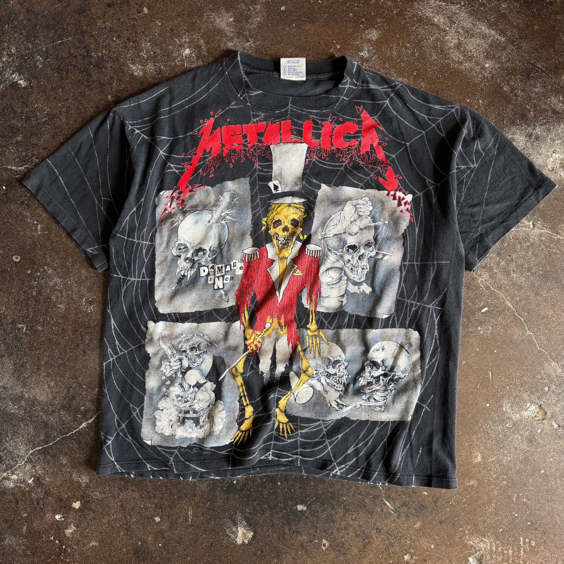90’s Metallica Pushead AOP Web Tee (XL)