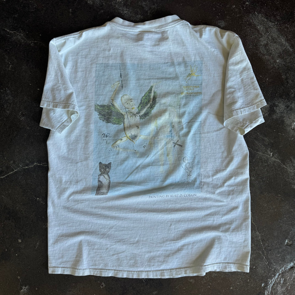90’s Kurt Cobain Nirvana Memorial Painting Tee (XL)
