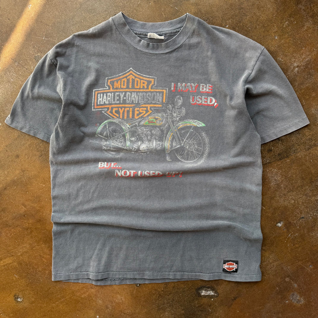80’s Harley “Not Used Up” Sun Faded Tee (XL)