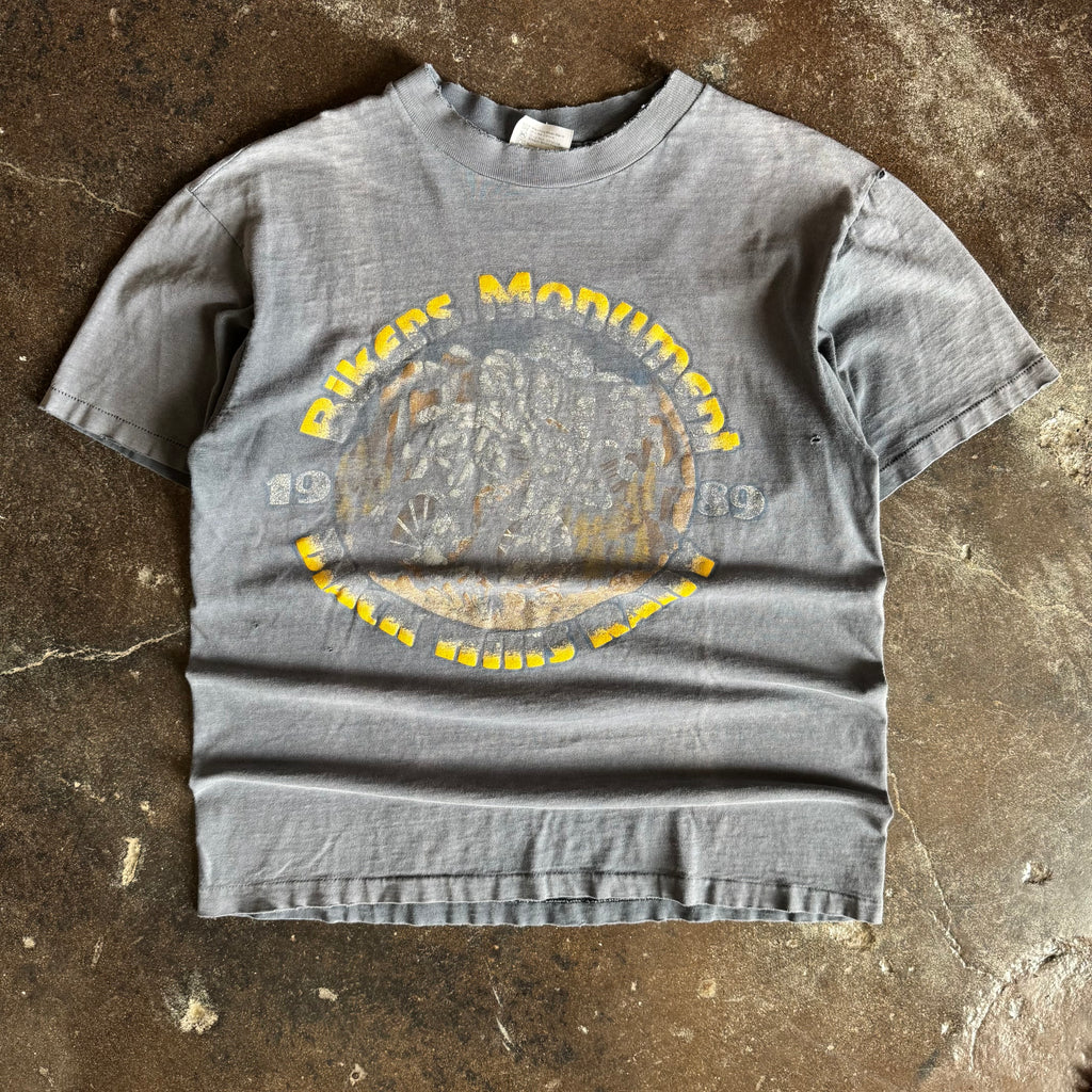 80’s Harley Monument Bikers Only Sun Faded Tee (L)