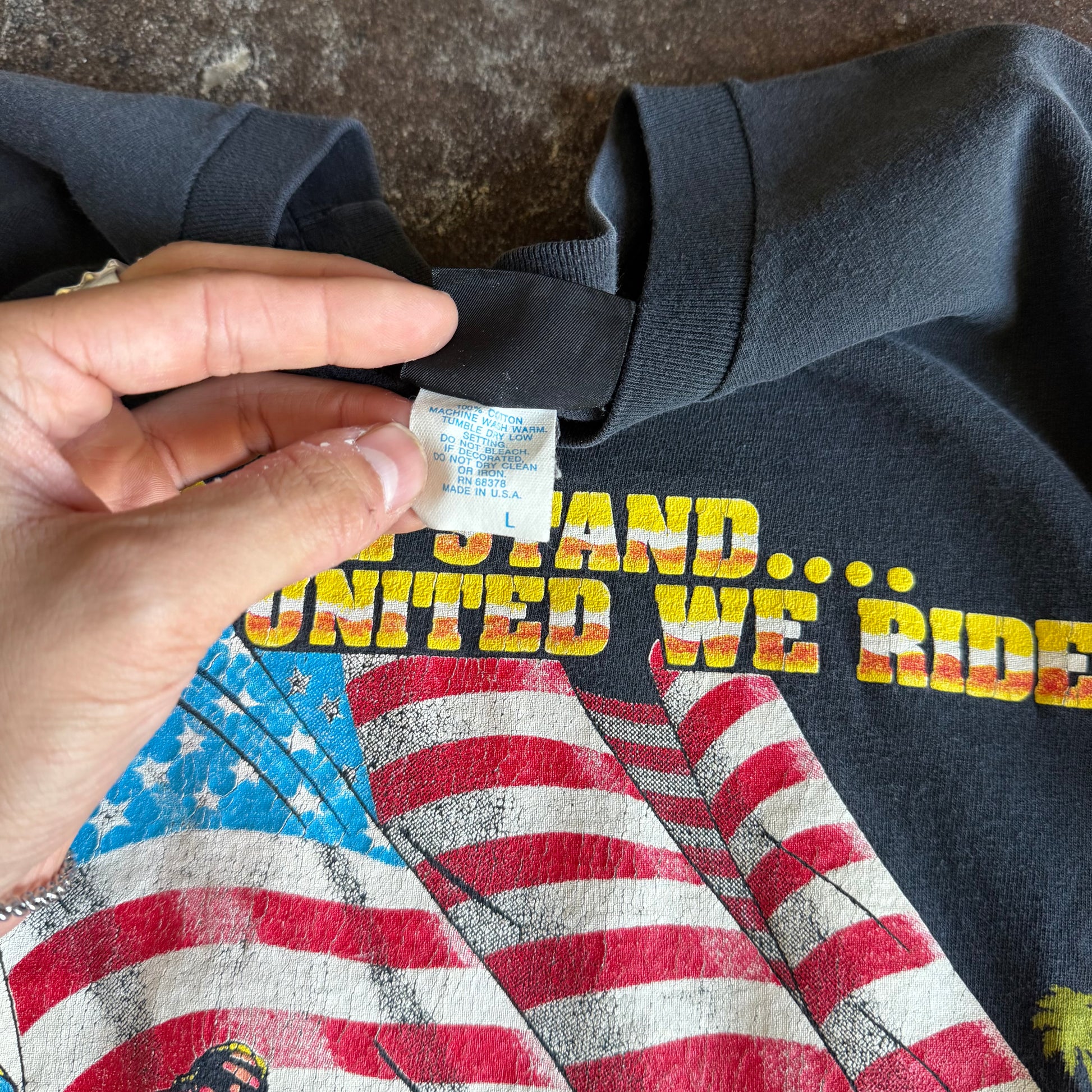 80’s Harley United We Stand Florida Tee (L)