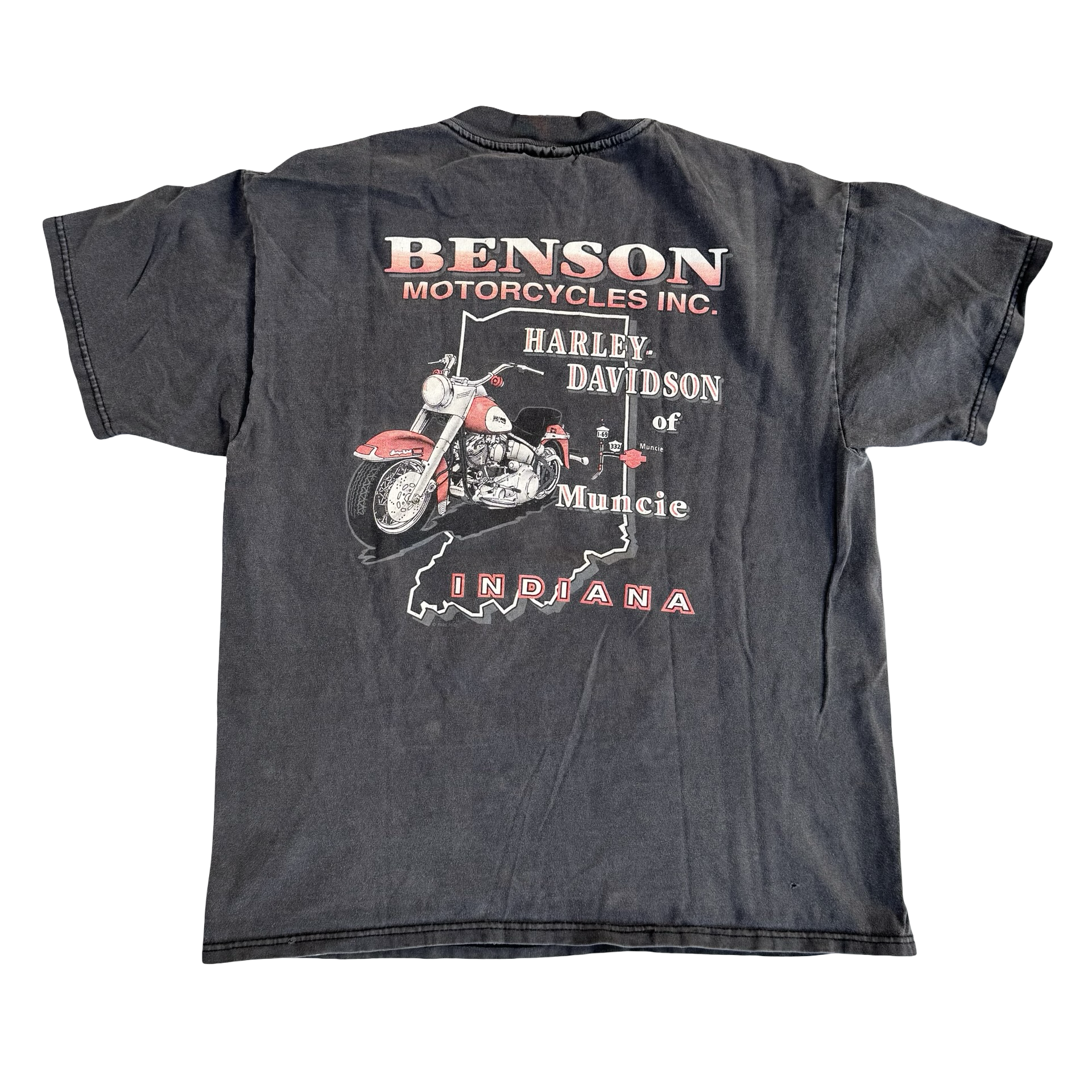 90’s Harley American Flag Eagle Tee Size L