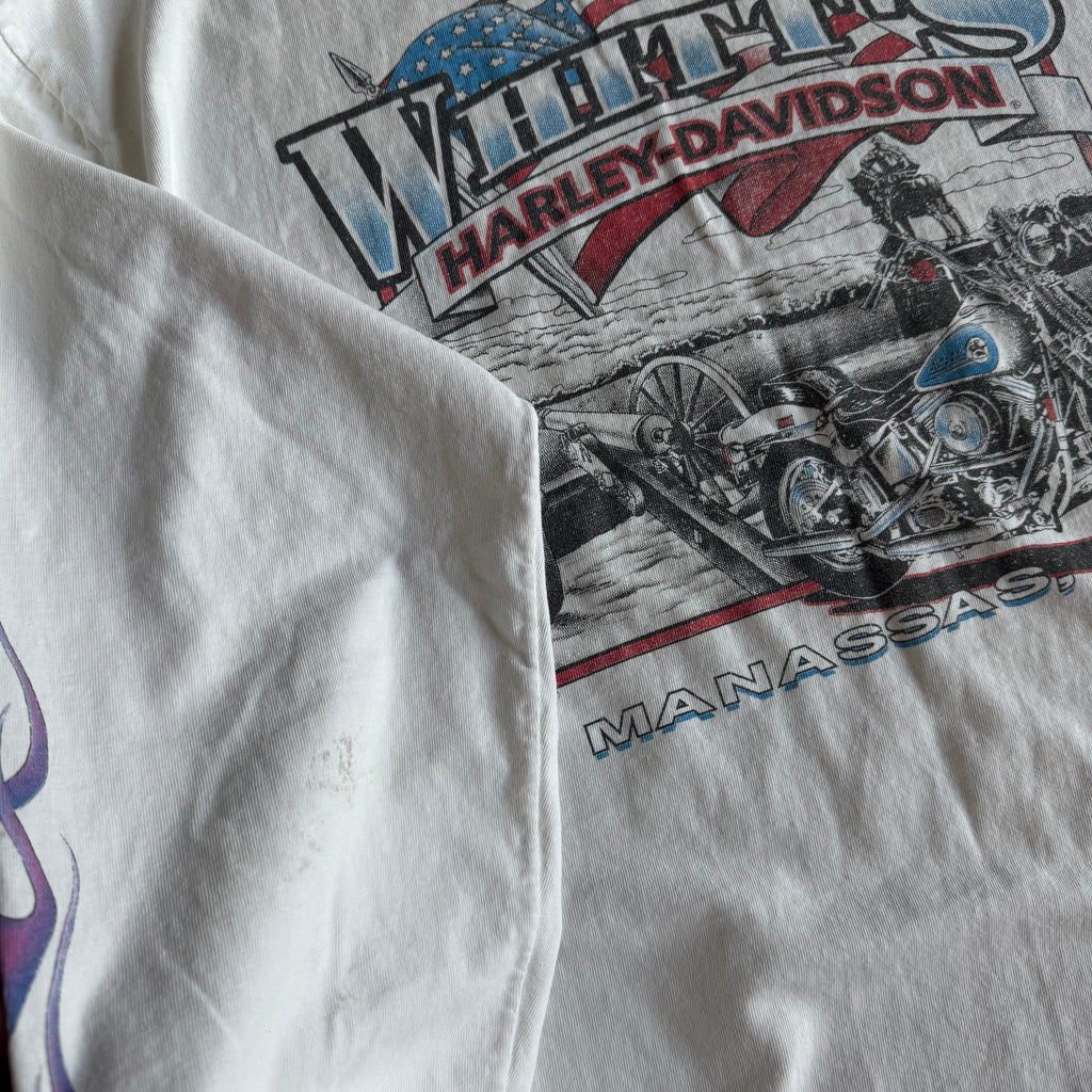 90’s Harley Feel The Heat Purple Flame Longsleeve (L)