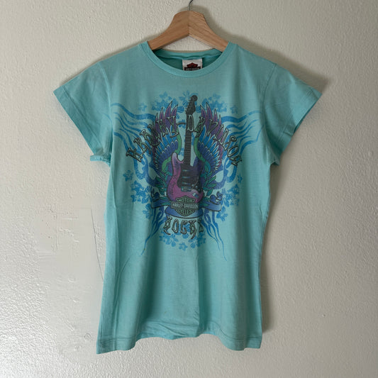 Y2K Women’s Harley Rocks England Tee Size S