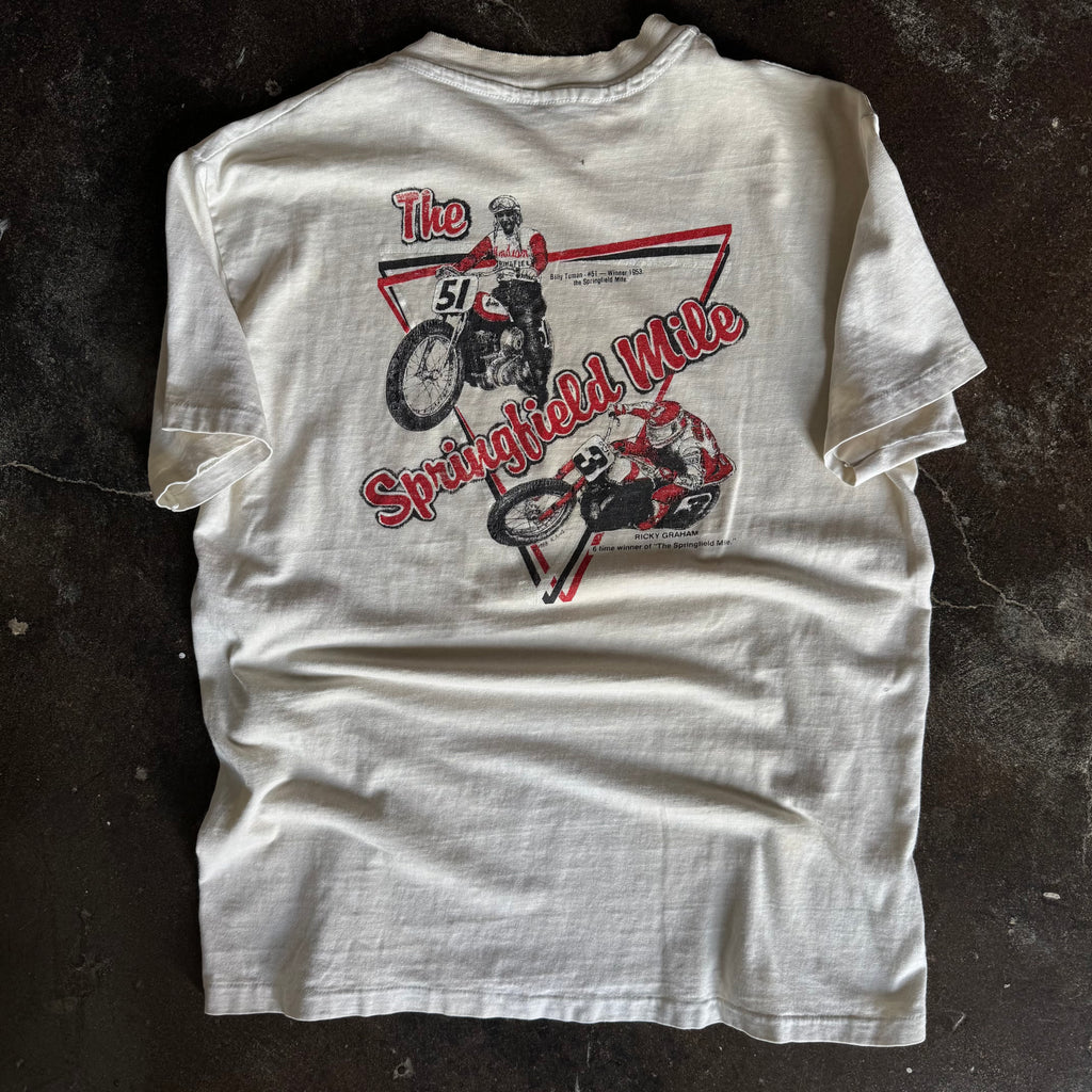 80’s Springfield Mile Harley Racing Tee (L)