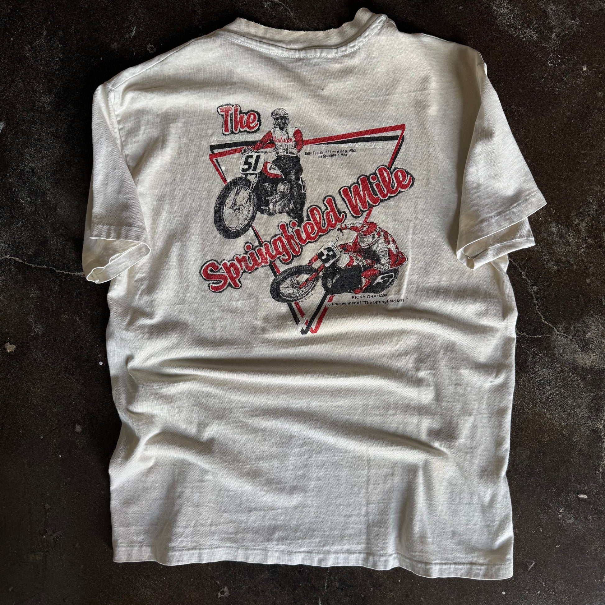 80’s Springfield Mile Harley Racing Tee (L)