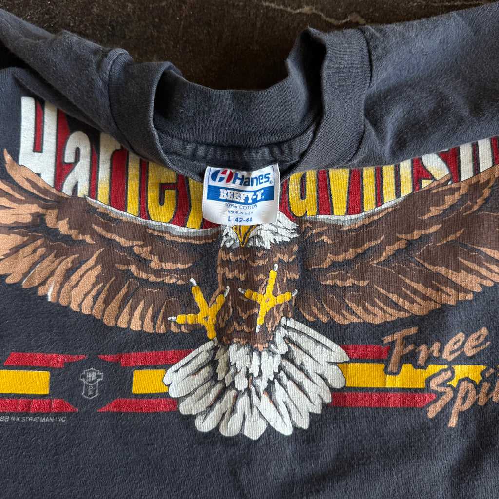 80’s Harley Free Spirit Eagle Tee (L)