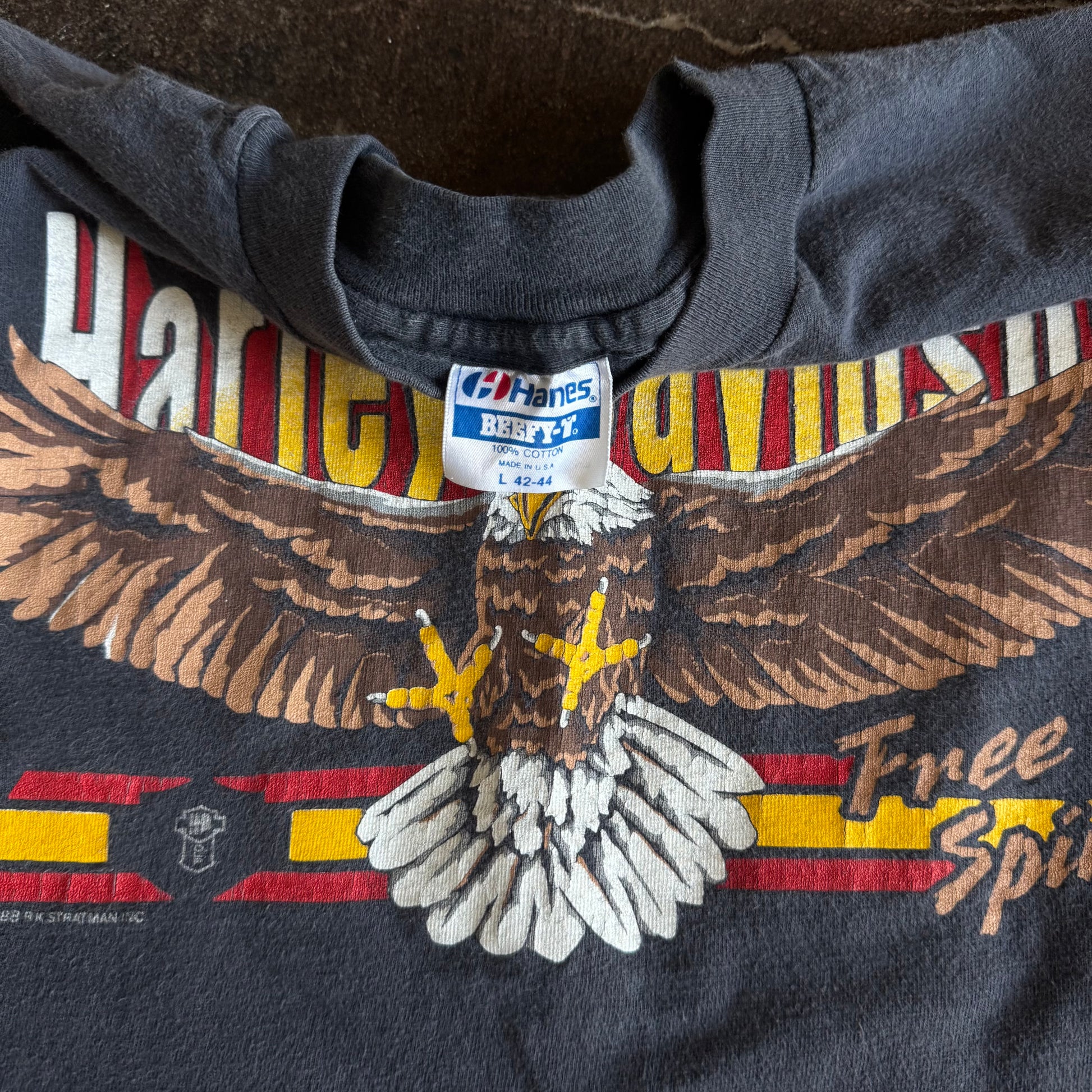 80’s Harley Free Spirit Eagle Tee (L)