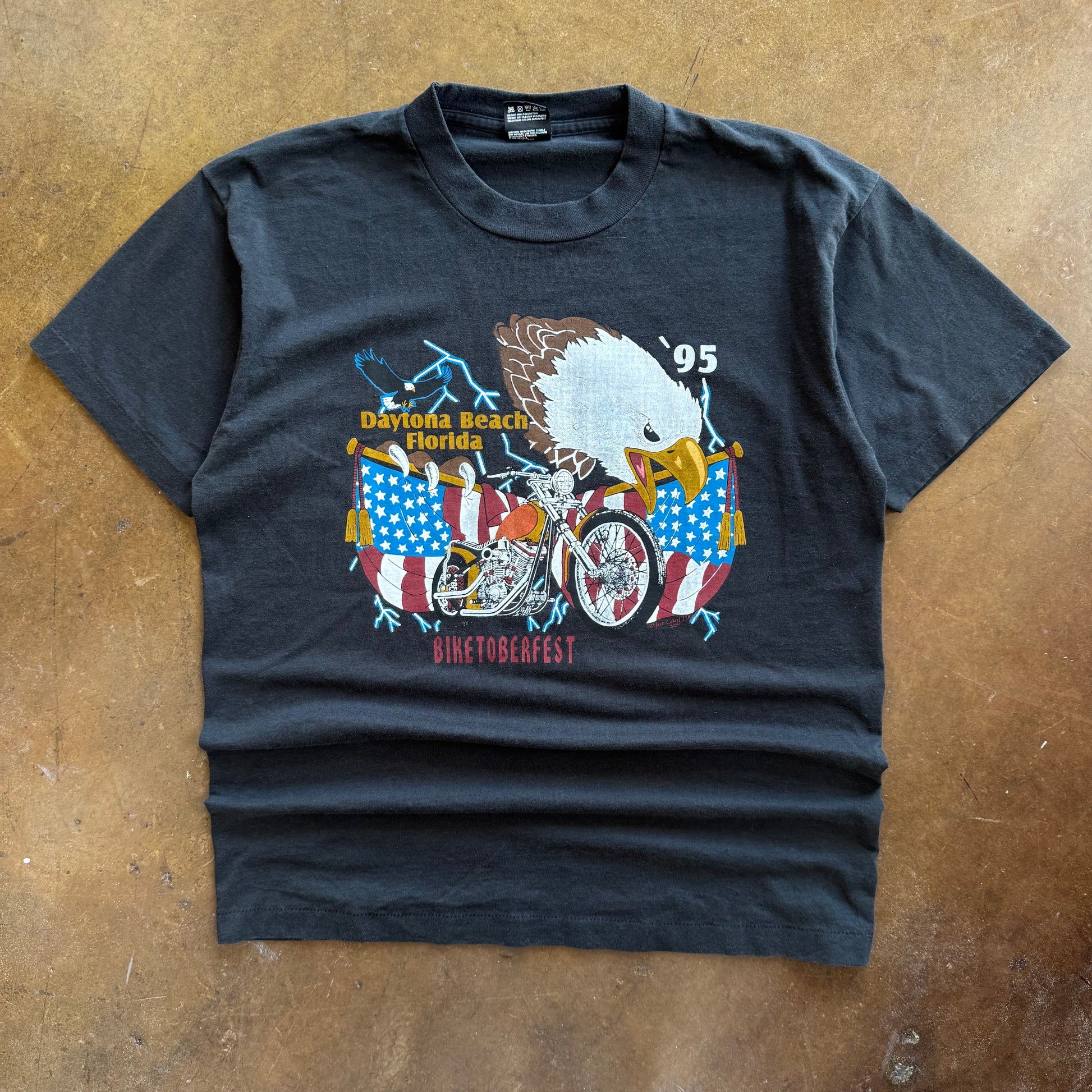 90’s Daytona Beach Biketoberfest Eagle Tee (L)