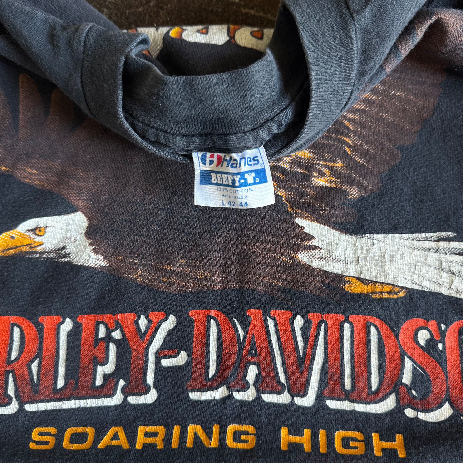 80’s Harley Soaring High Wisconsin Eagle Tee (L)
