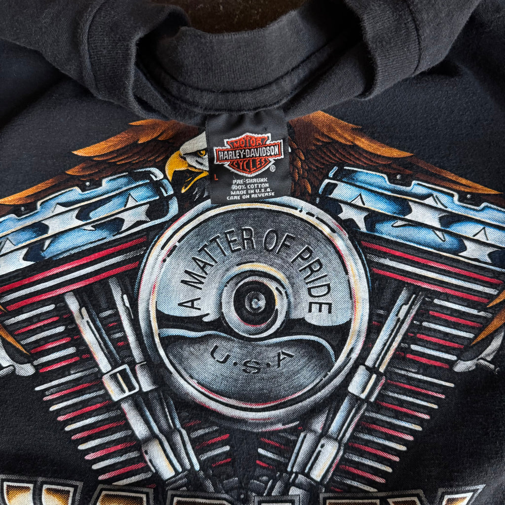 90’s Harley V Twin Eagle Dallas Tee (L)