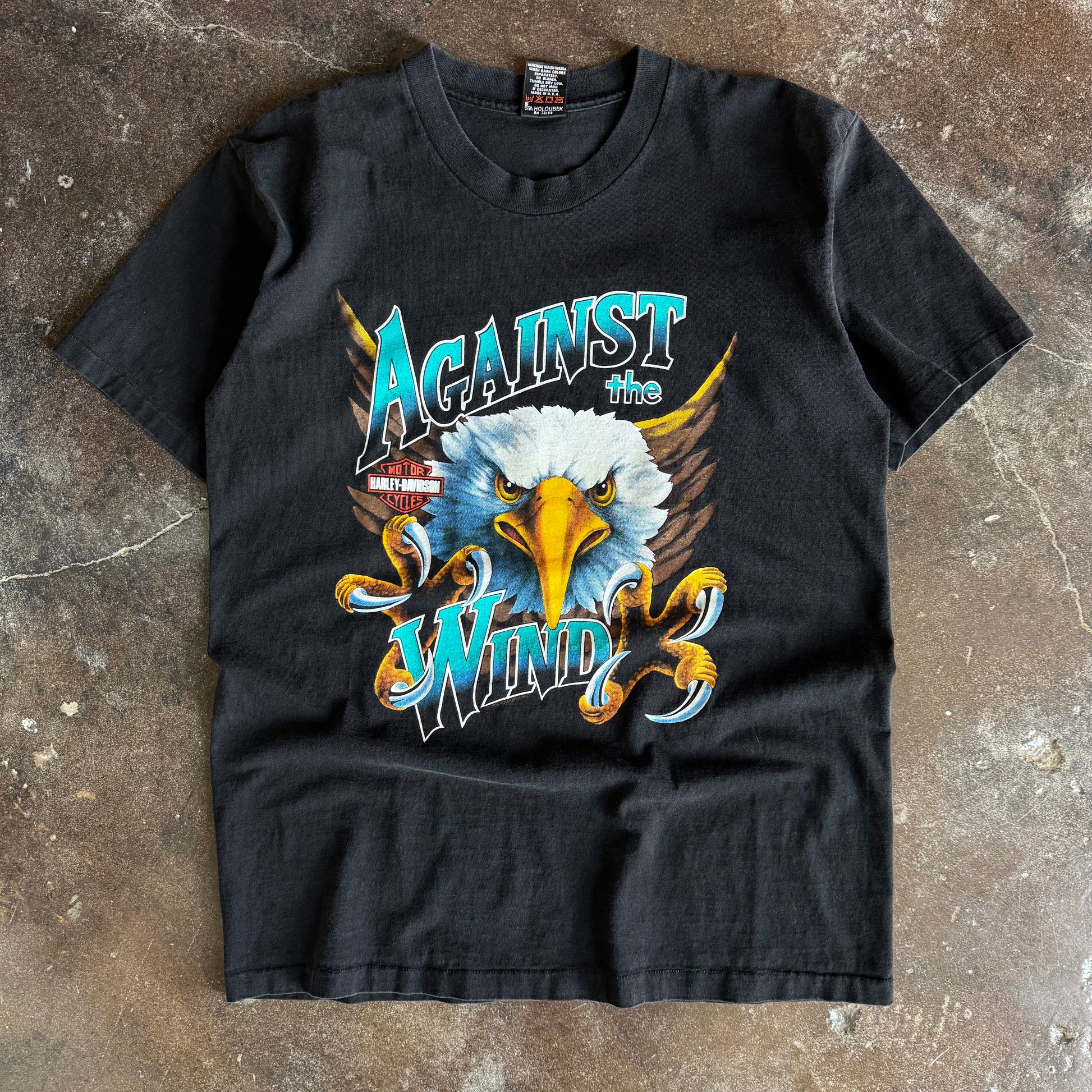 90’s Harley “Against The Wind” Eagle Knoxville Tee (L)