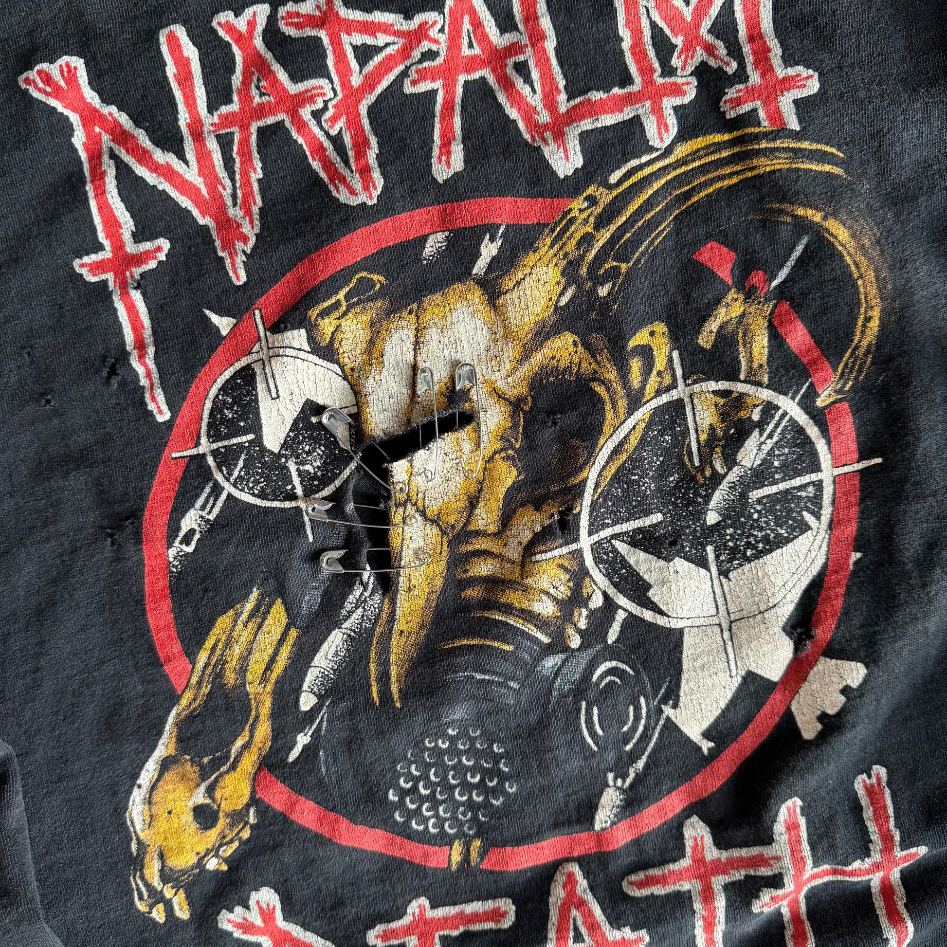 90’s Napalm Death Skull Crosshair Longsleeve Band Tee (XL)
