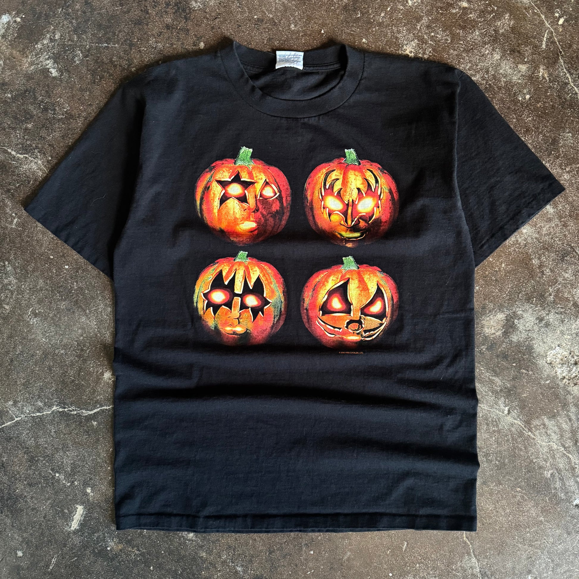 90’s Kiss Pumpkin Faces Band Tee (L)
