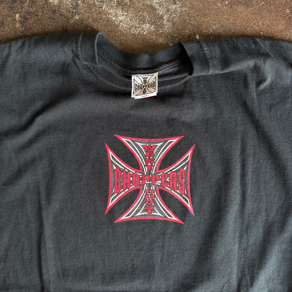 ‘00s West Coast Choppers Devil Emblem Tee (XXL)