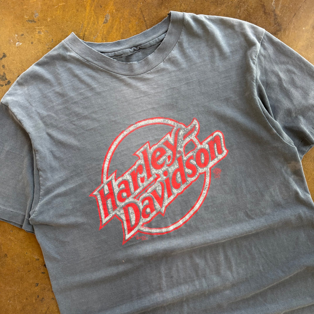 80’s Harley Davidson Oakland CA Sun Faded Tee (L)
