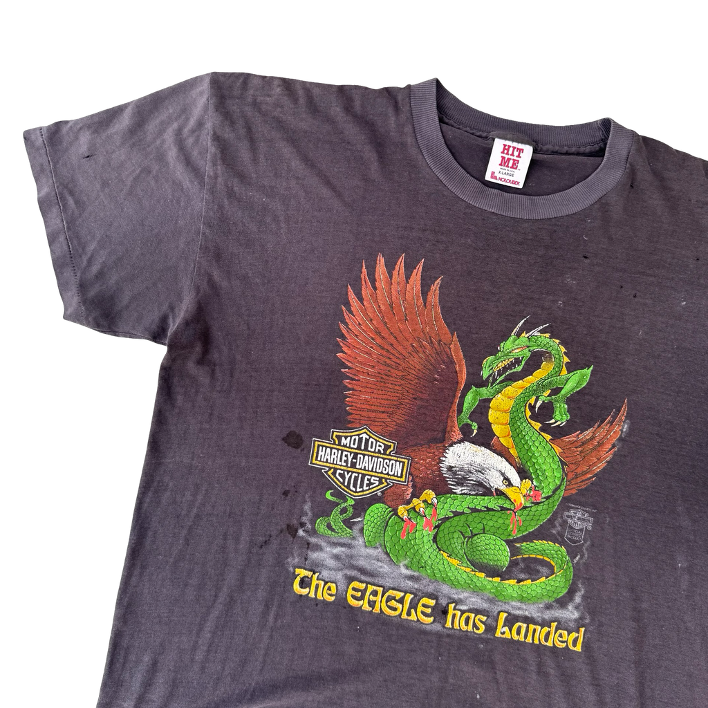 80’s Harley “Eagle has landed” Cycle Shop Tee Size XL