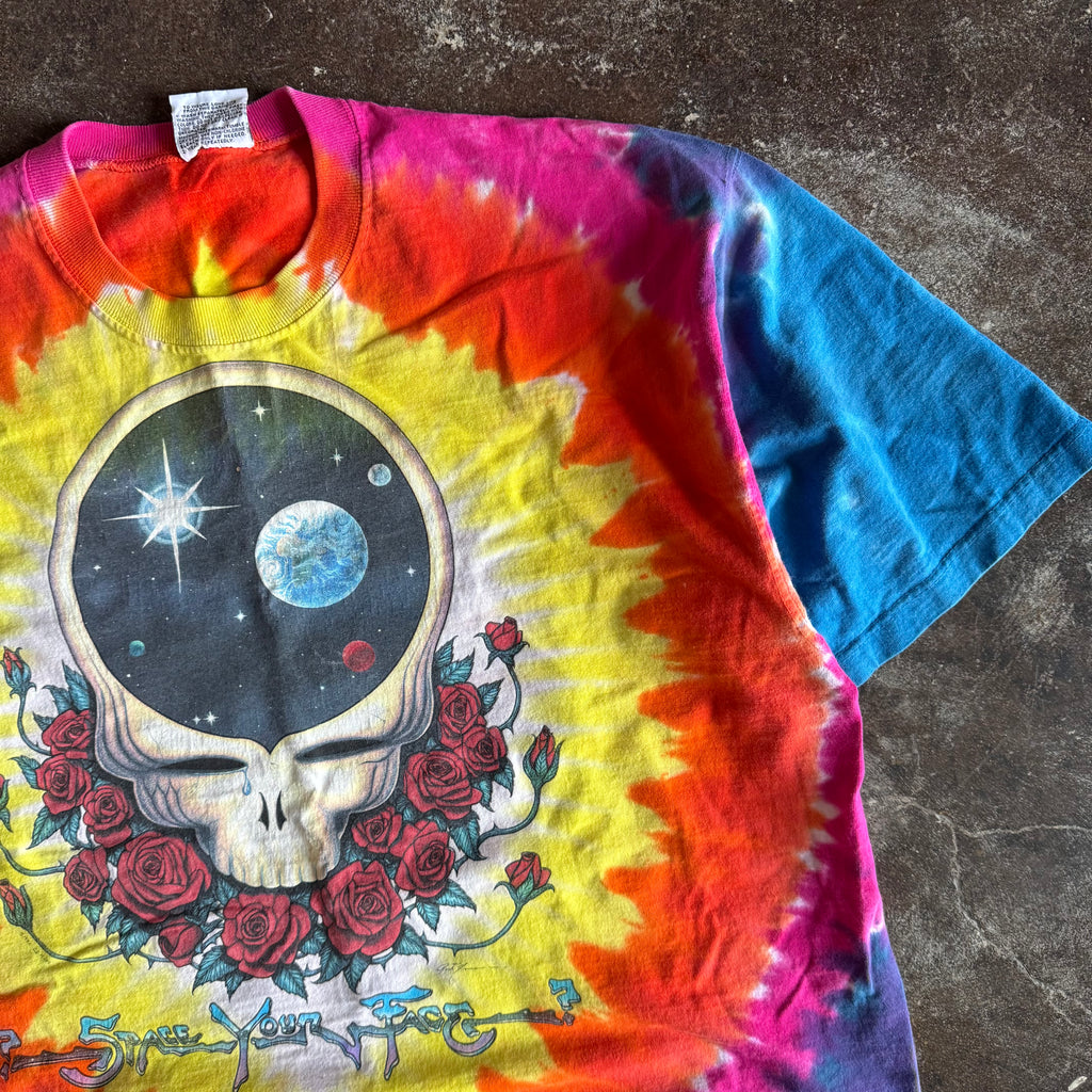 90’s Grateful Dead Space Your Face Tye Dye Band Tee (XL)