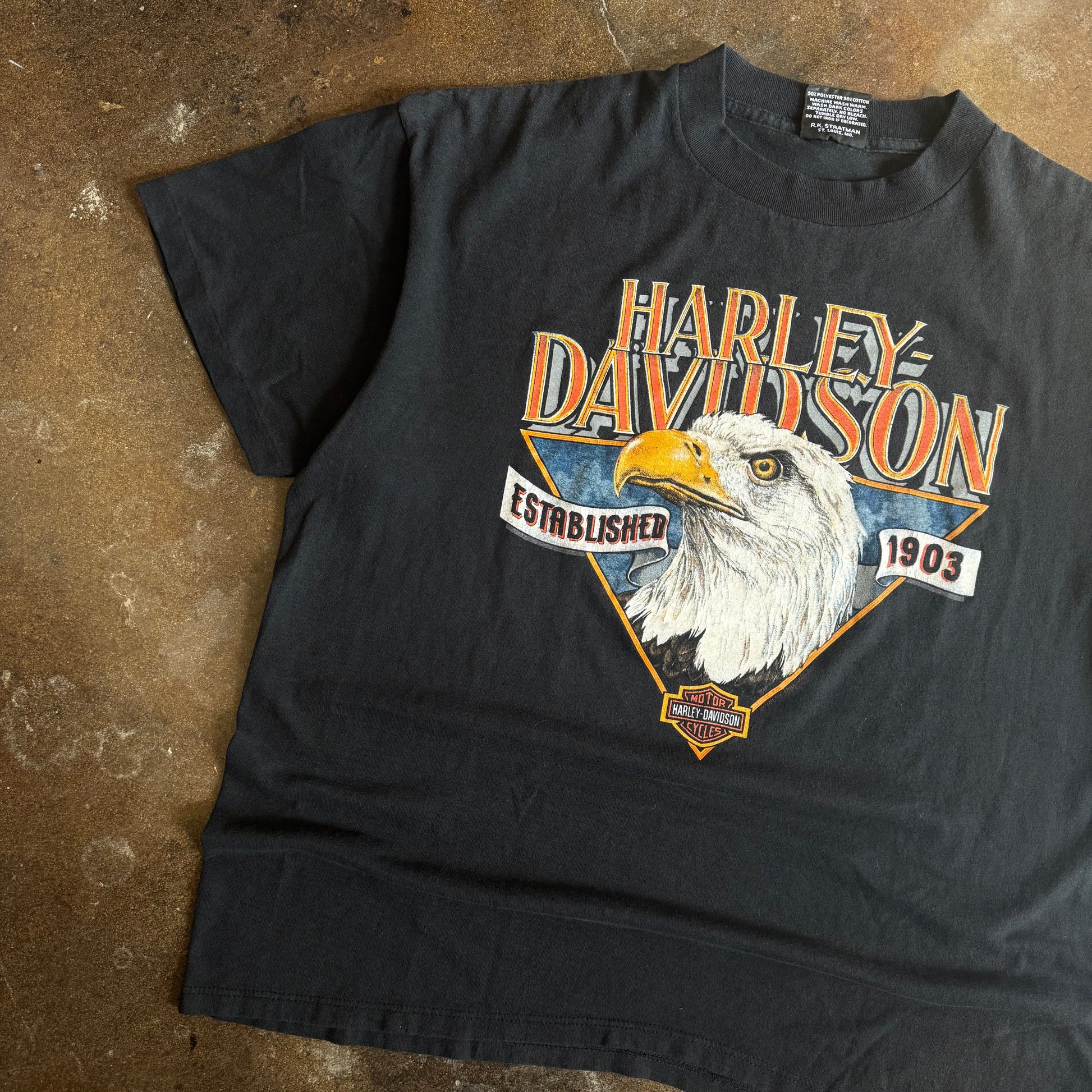 90’s Tripp’s Harley Eagle 50/50 Tee (XXL)
