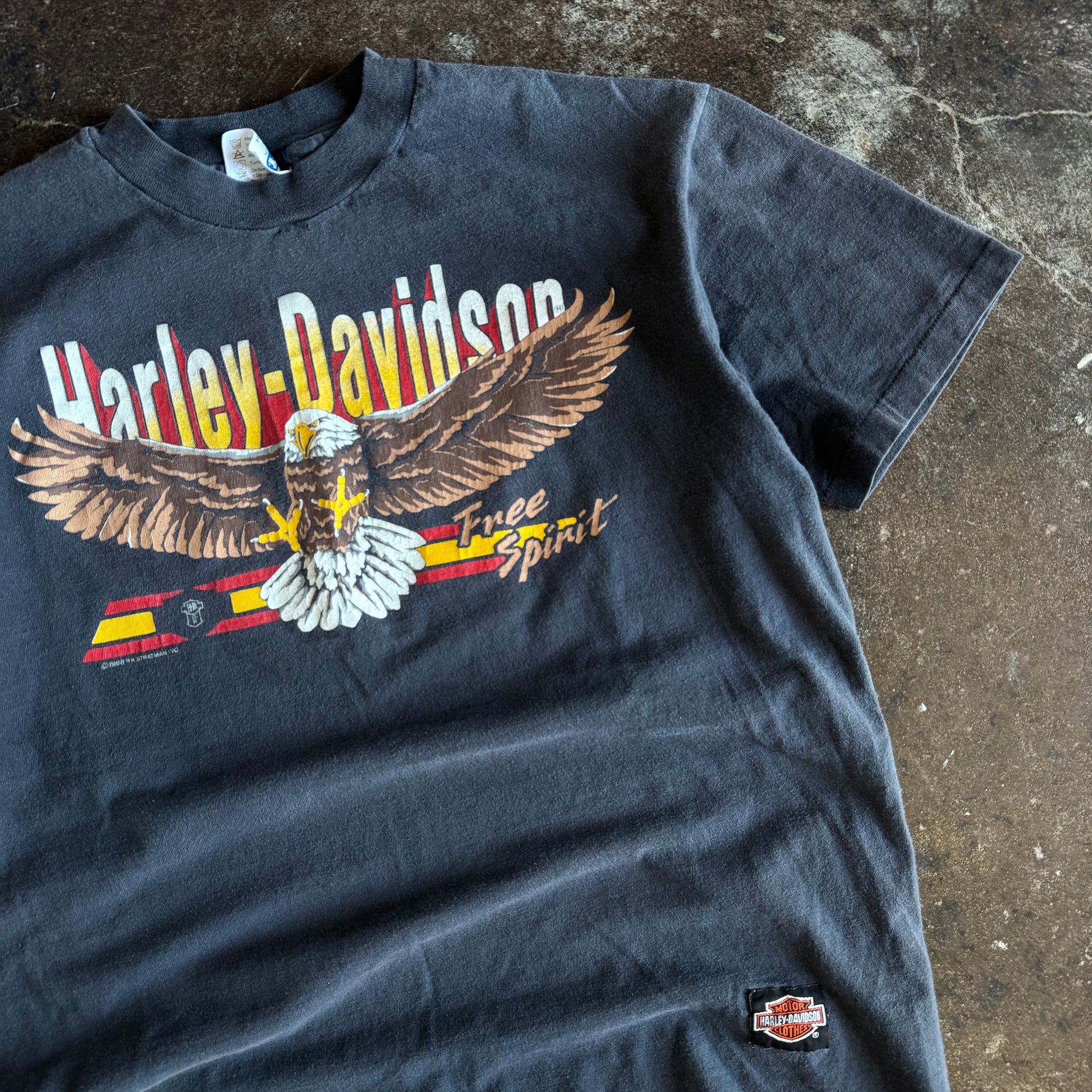80’s Harley Free Spirit Eagle Tee (L)