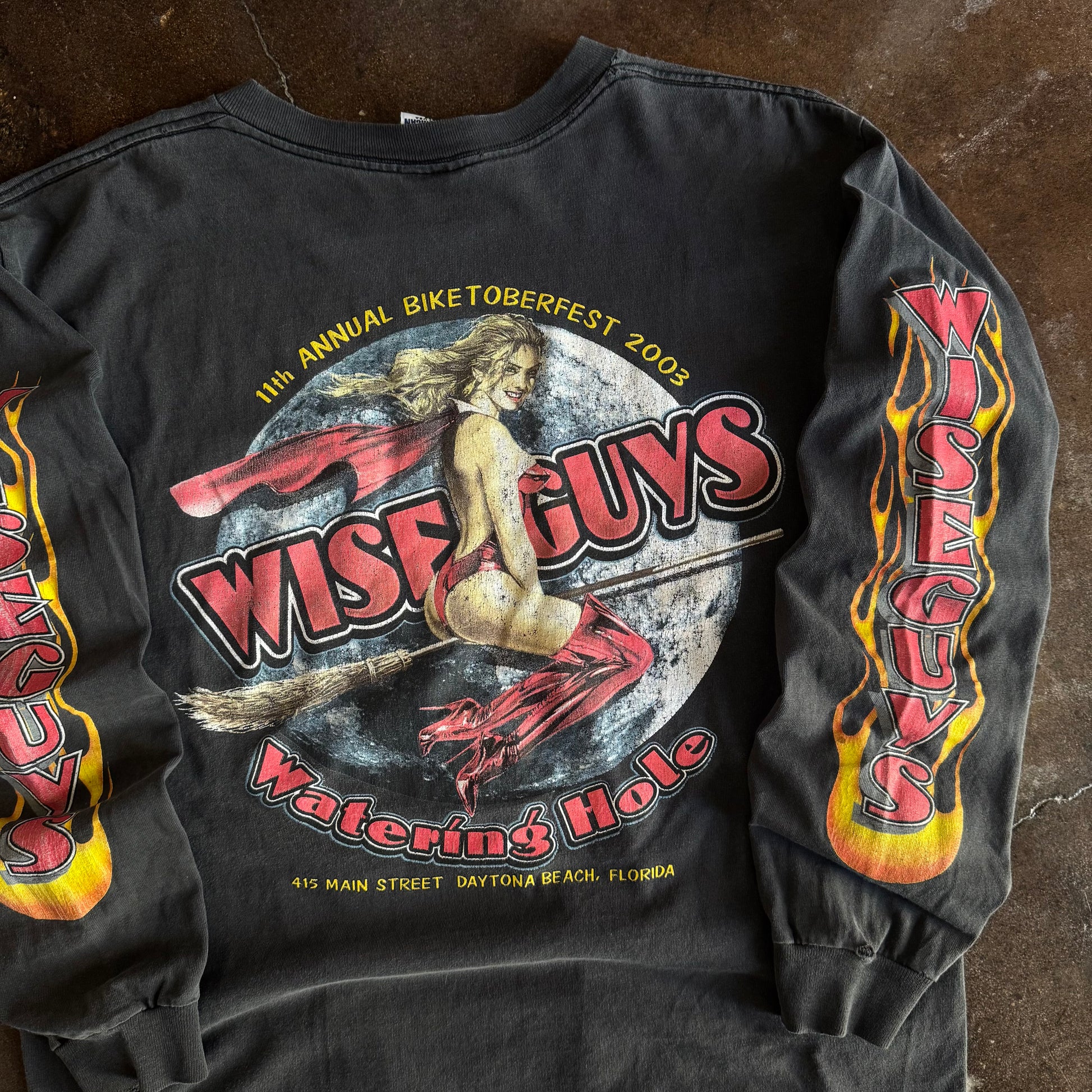 Y2K Biketoberfest MILF Flame Longsleeve (L)