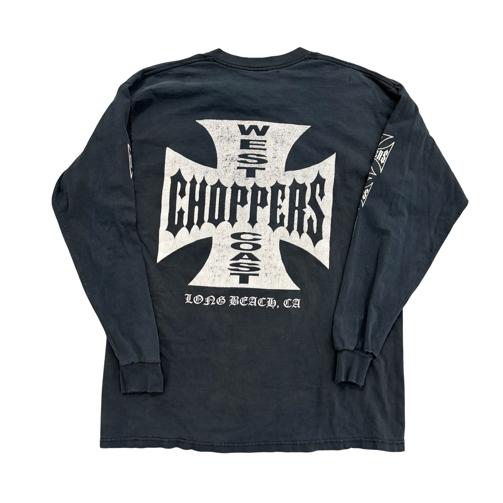 West Coast Choppers Emblem Longsleeve Tee Size XL Thrashed