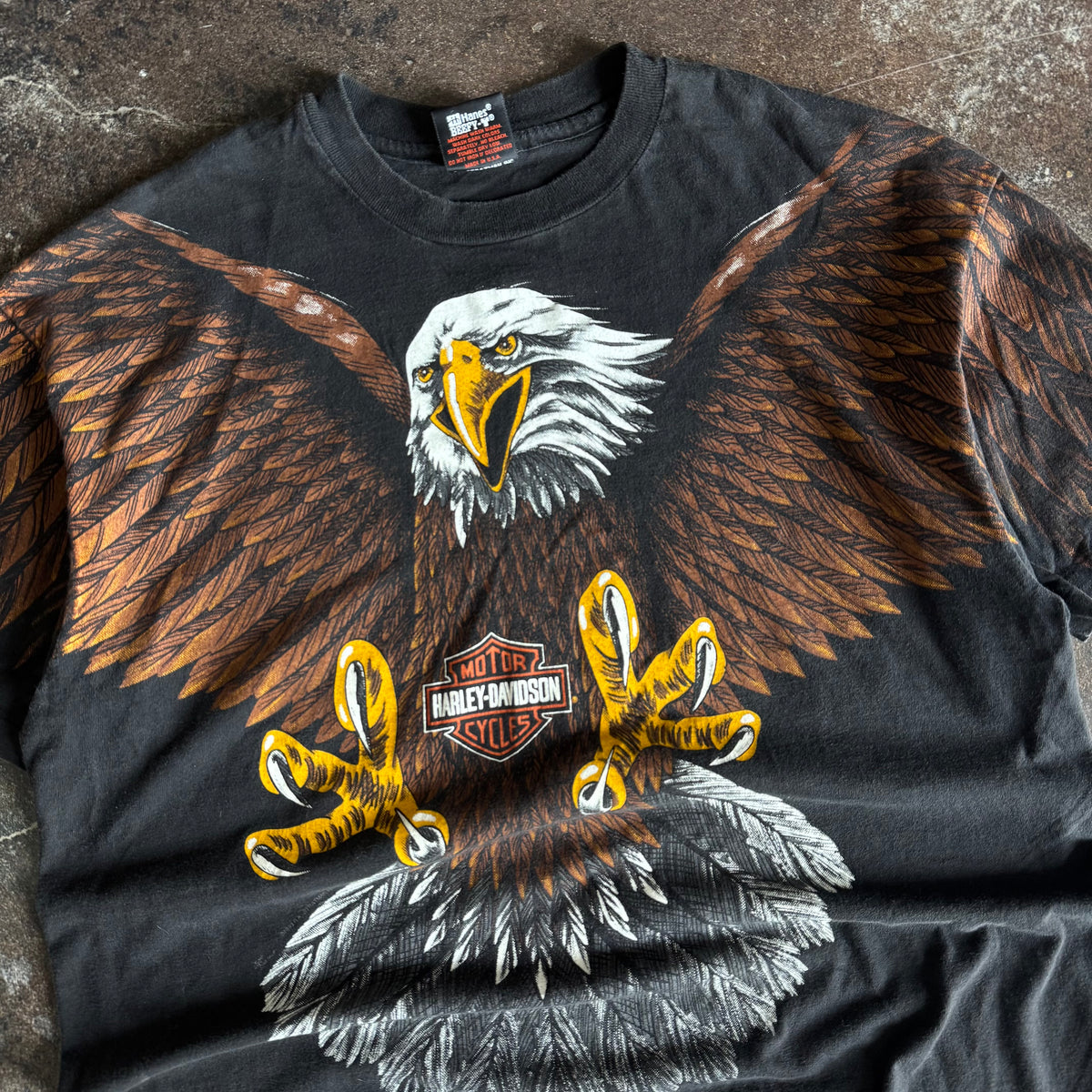 90’s Harley Davidson Eagle AOP Tee (XL)