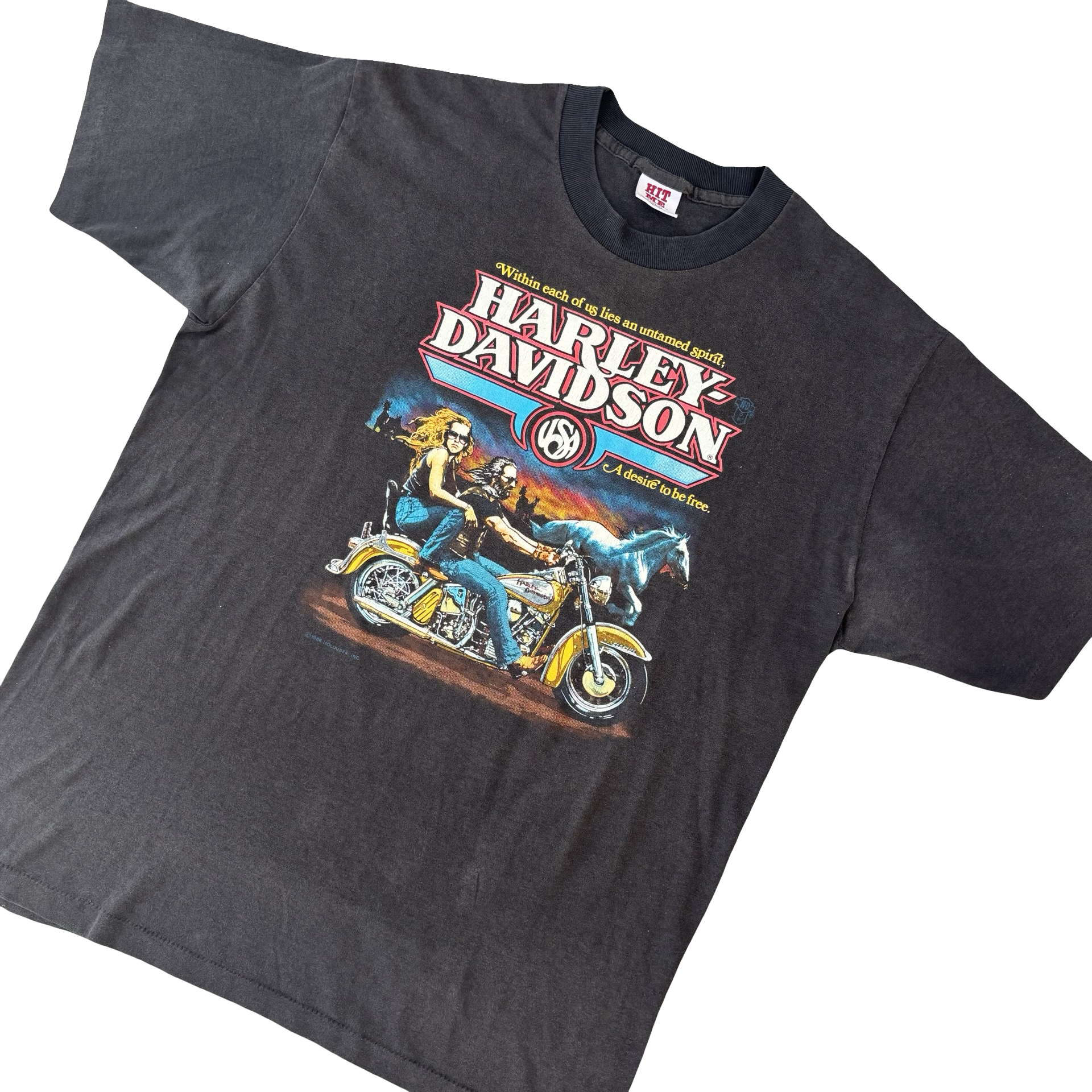 80’s Harley “Unbelievable” Flag Tee Size XL