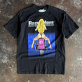 Vintage 1990s Easyriders Magazine biker babe Ohio t-shirt with pinup graphic