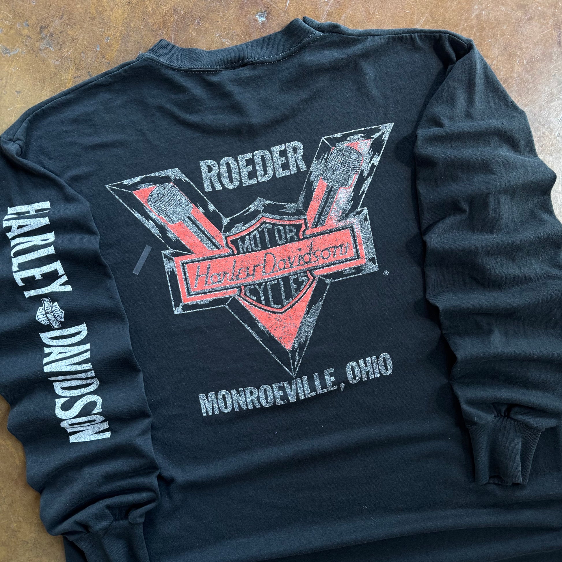 80’s Harley V Emblem Roeder Longsleeve Tee (L)