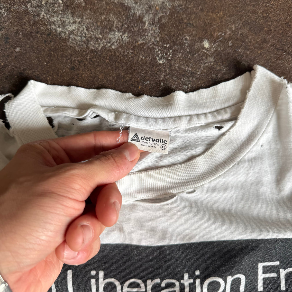 90’s Animal Liberation Front Thrashed Tee (XL)