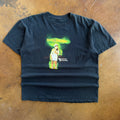 Black short-sleeve t-shirt with Sonic Youth Dude Ranch Nurse band graphic on chest