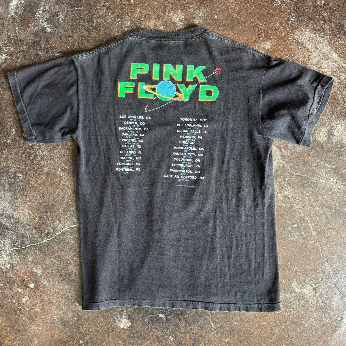 80’s Pink Floyd North America Tour Tee (L)